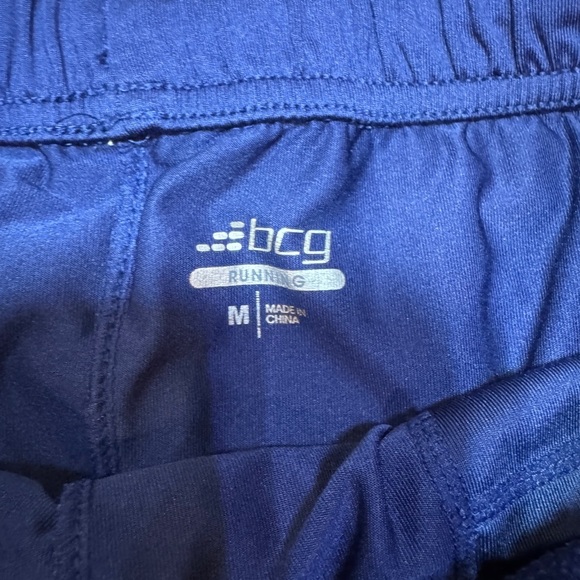 Women's Blue and Red Athletic Shorts - Picture 2 of 4